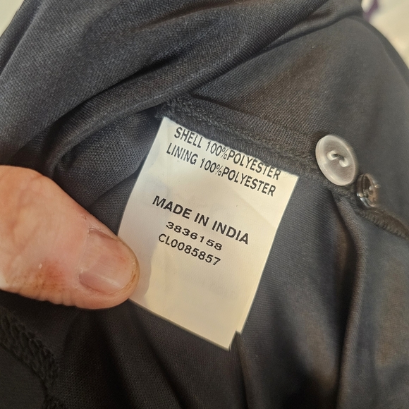 eshakti Butterfly Button Down Printed Fit & Flare Plus Size Dress - Picture 3 of 8